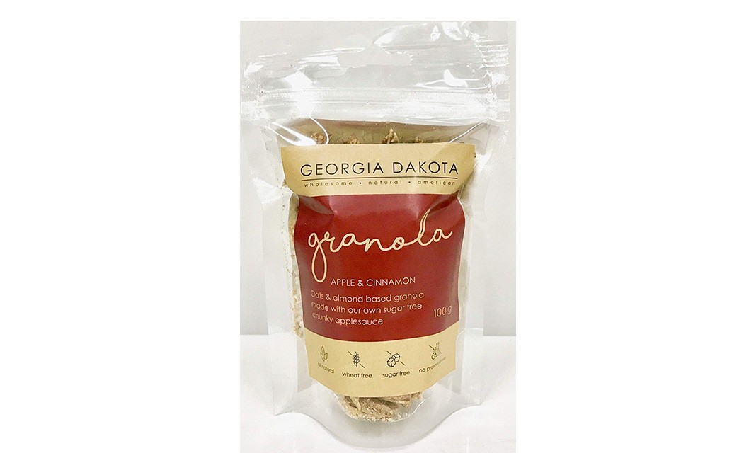 Georgia Dakota Granola - Apple Cinnamon    Pack  100 grams